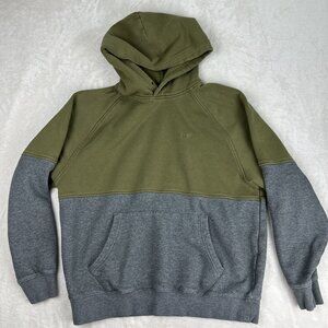 Levi's Sweatshirt Men's Medium Green/Grey Hoodie Long Sleeve Pullover Sweater